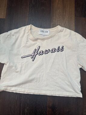 JAXSEA HAWAII cropped t-shirt